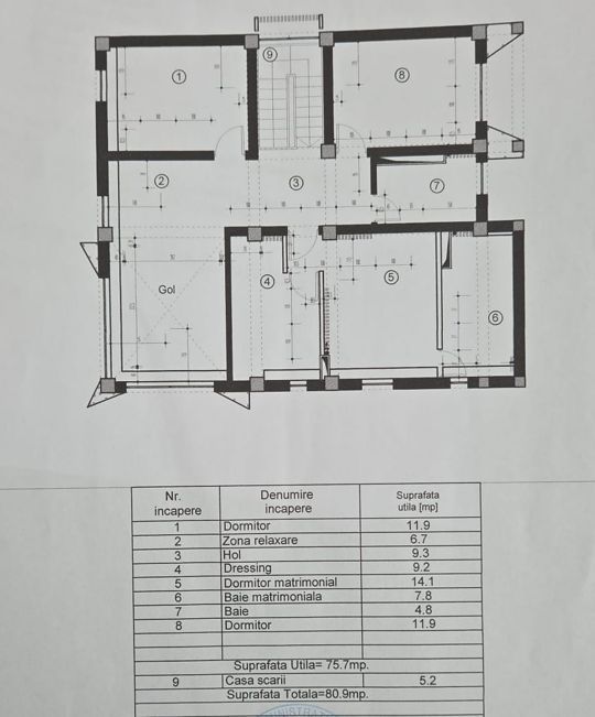 vila P+1 | Tunari | Pipera | Otopeni | 2 x parcare - Schiță 26