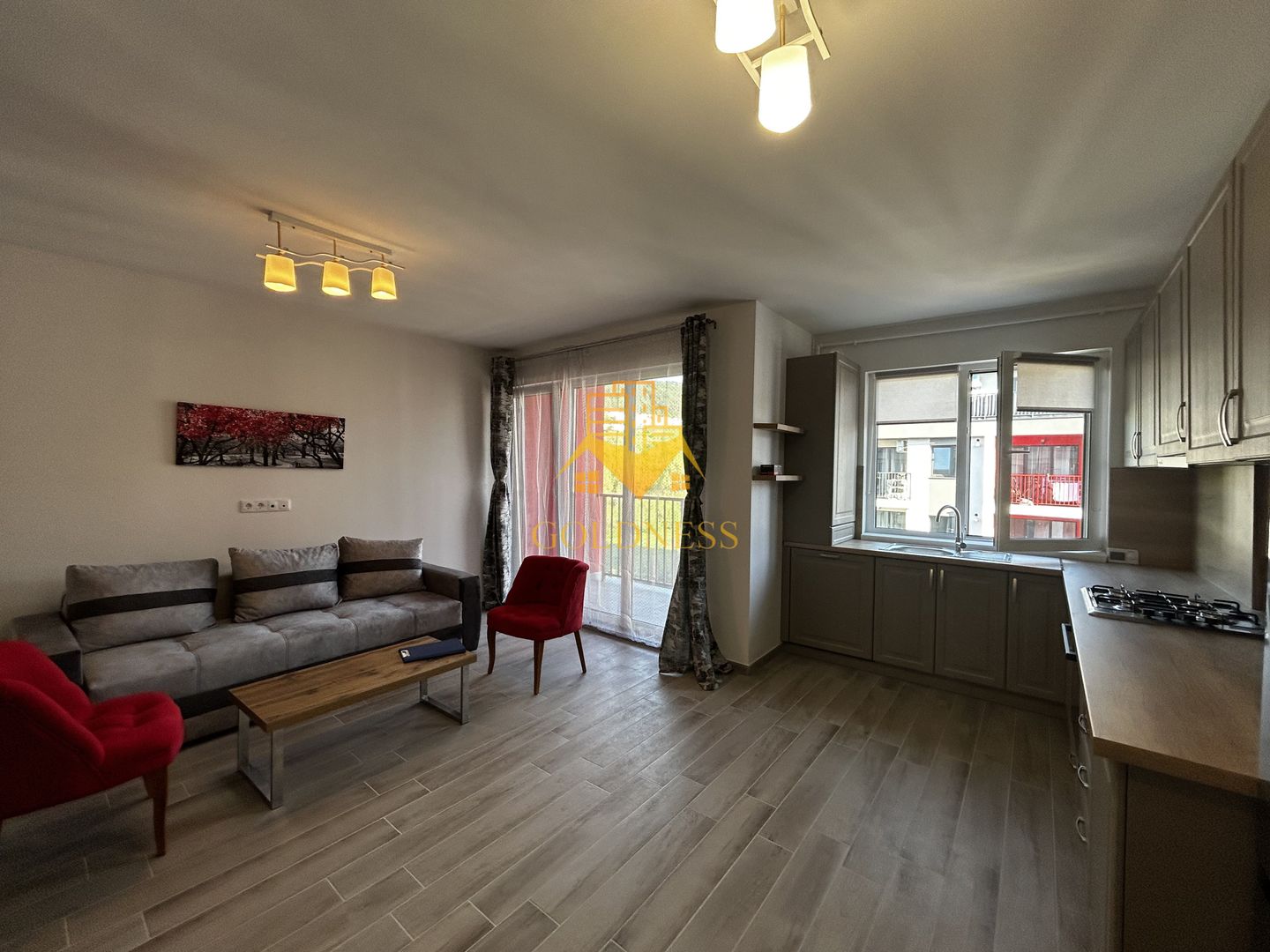 2camere open space, Parcare, Modern, Pet Friendly, Poligon, Floresti - Poză 2