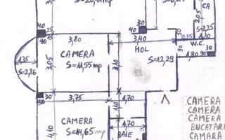 3 camere/2 băi/Zona Cinema Marasti - Schiță 10