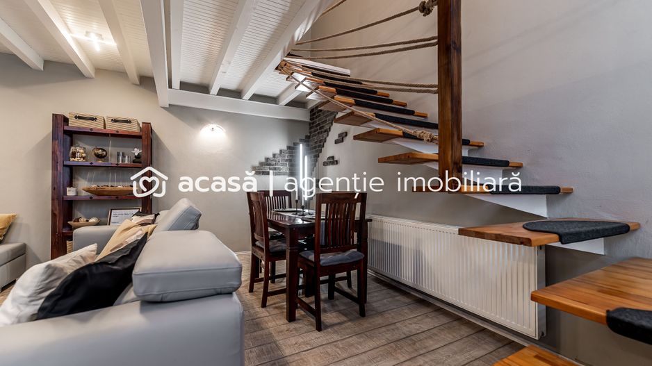 Apartament tip Loft ultracentral | parter | 90 mp | pe 2 niveluri - Poză 3