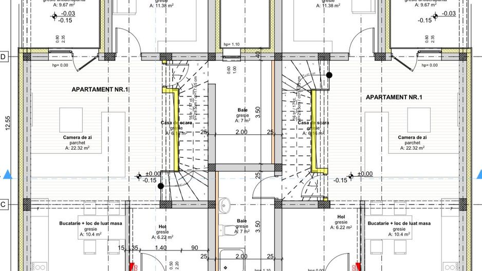 1/2 Duplex Sacalaz P+E,4Camere,2 Bai,Proiect Modern - Poză 4
