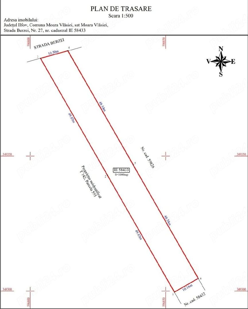 Teren intravilan 1.000 mp | Moara Vlăsiei | Strada Berzei - Poză 7