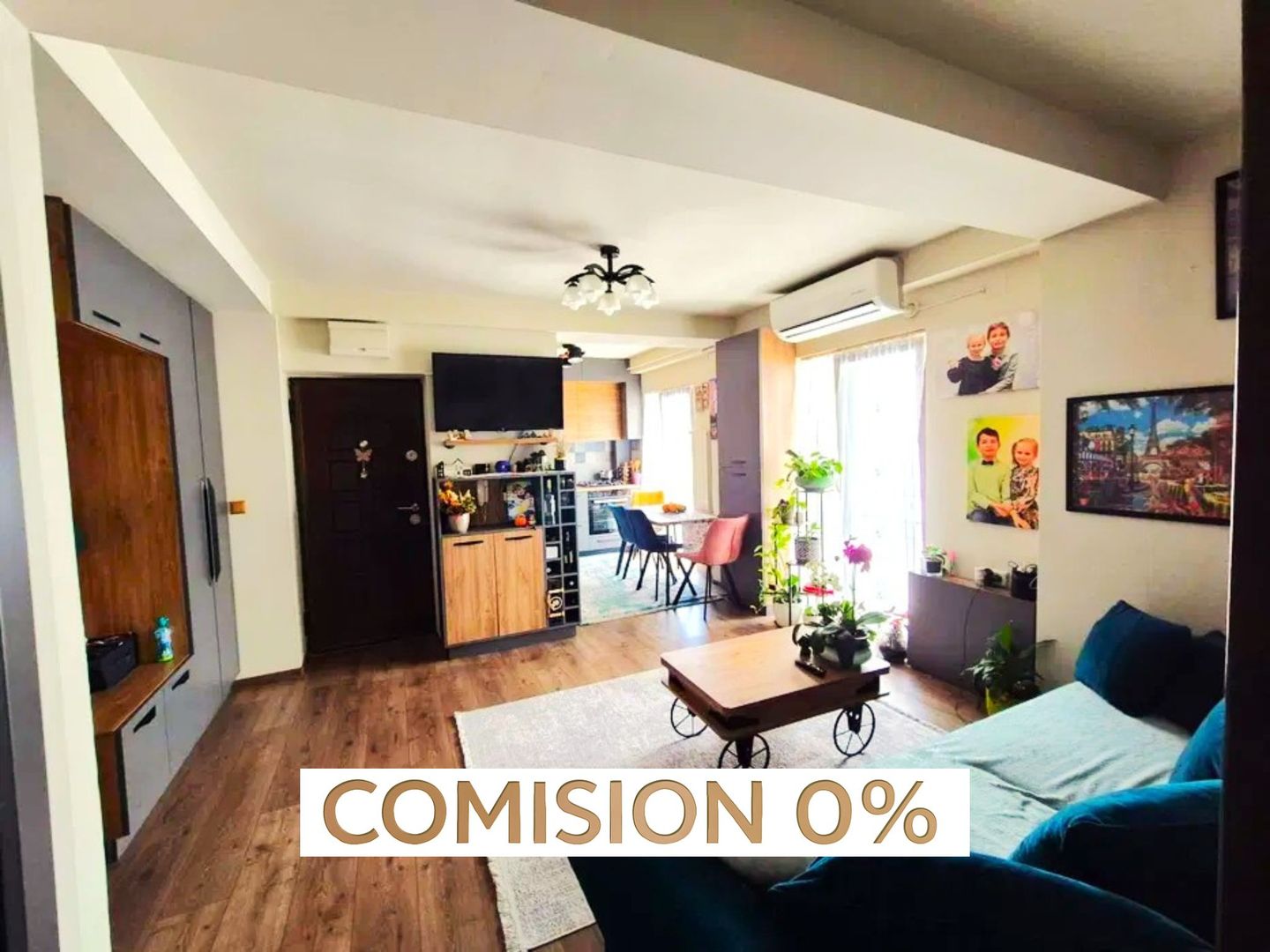 COMISION 0%, APARTAMENT 3 CAMERE, MOBILAT, Et 2/3, GIROC, PLANETELOR - Poză 1