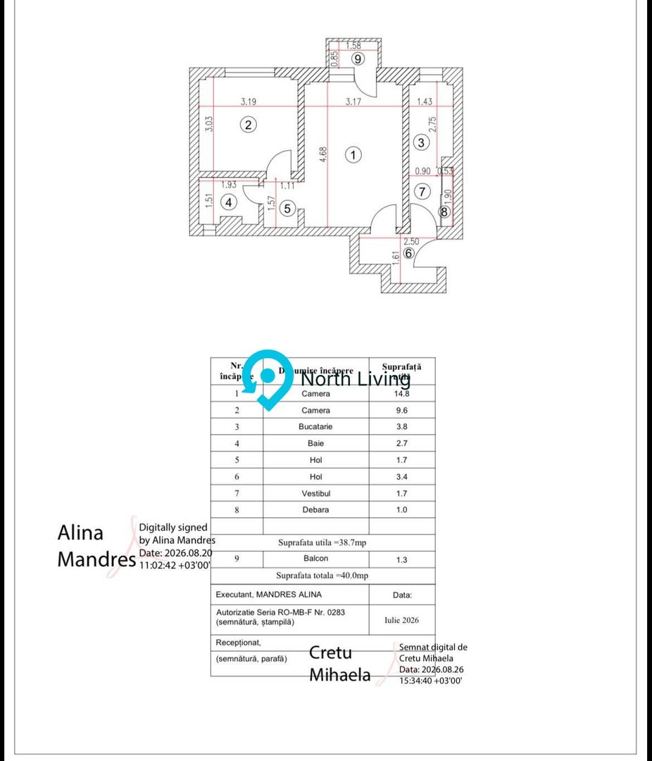 Apartament 2 camere | Delfinului - Poză 5