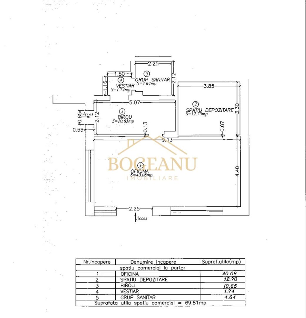 BG166- SPATIU COMERCIAL ÎN CHIȘODA-VAD PRINCIPAL,70 MP-COMISION 0% - Poză 8