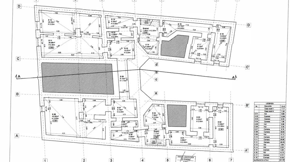 Imobil 2185 mp Centrul Istoric Piata Unirii 500 mp teren vitrina 19 m - Poză 23