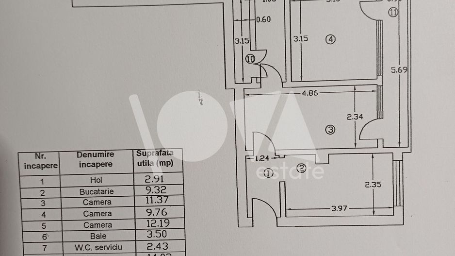 De vânzare: apartament 4 camere - Gorjului metrou - Militari - Poză 13