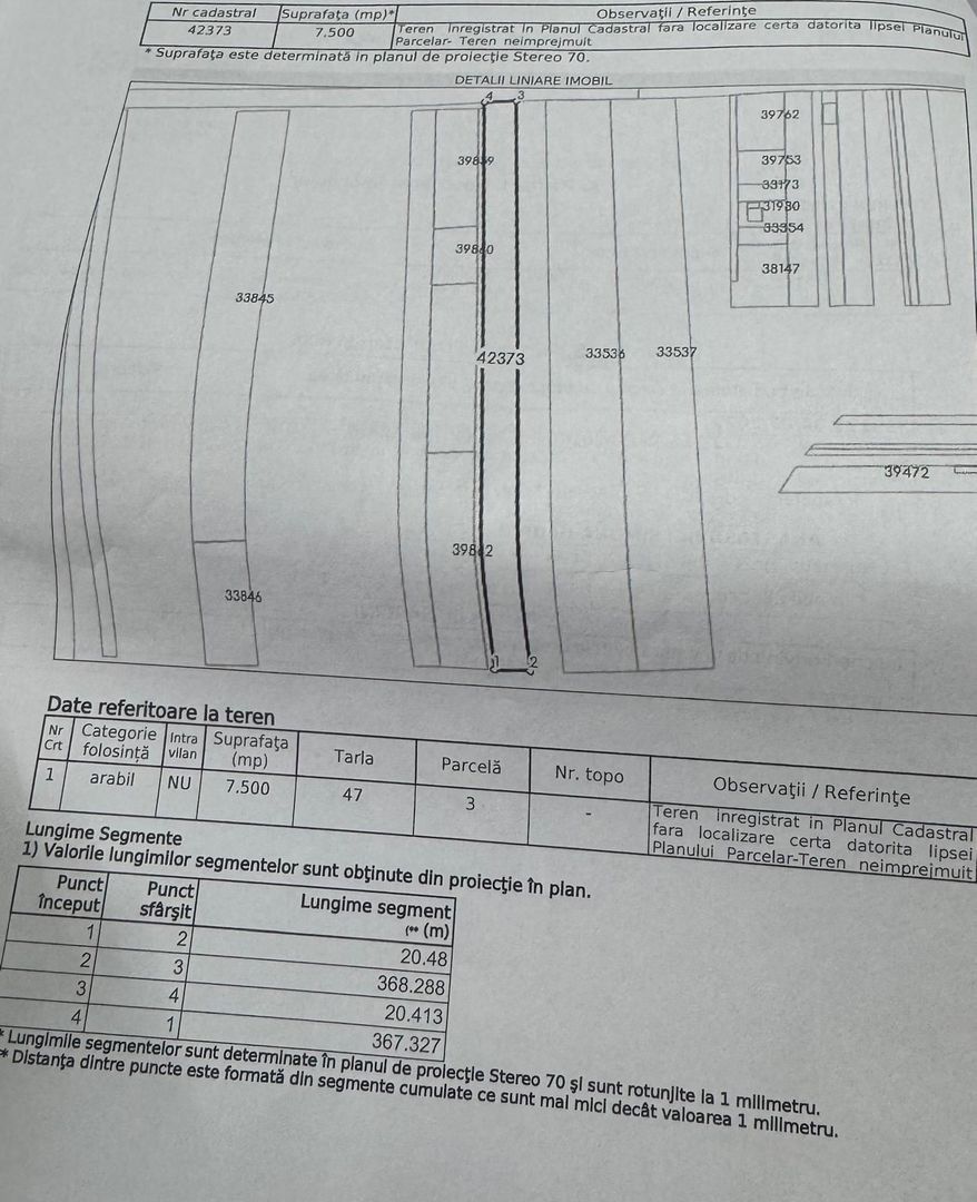 De vânzare teren extravilan 7500mp,  Șos. Alexandriei - Schiță 3