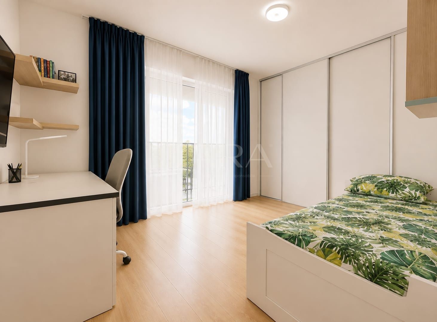 Apartament 3 camere, 2 terase generoase și piscină, complet finisat. - Poză 6