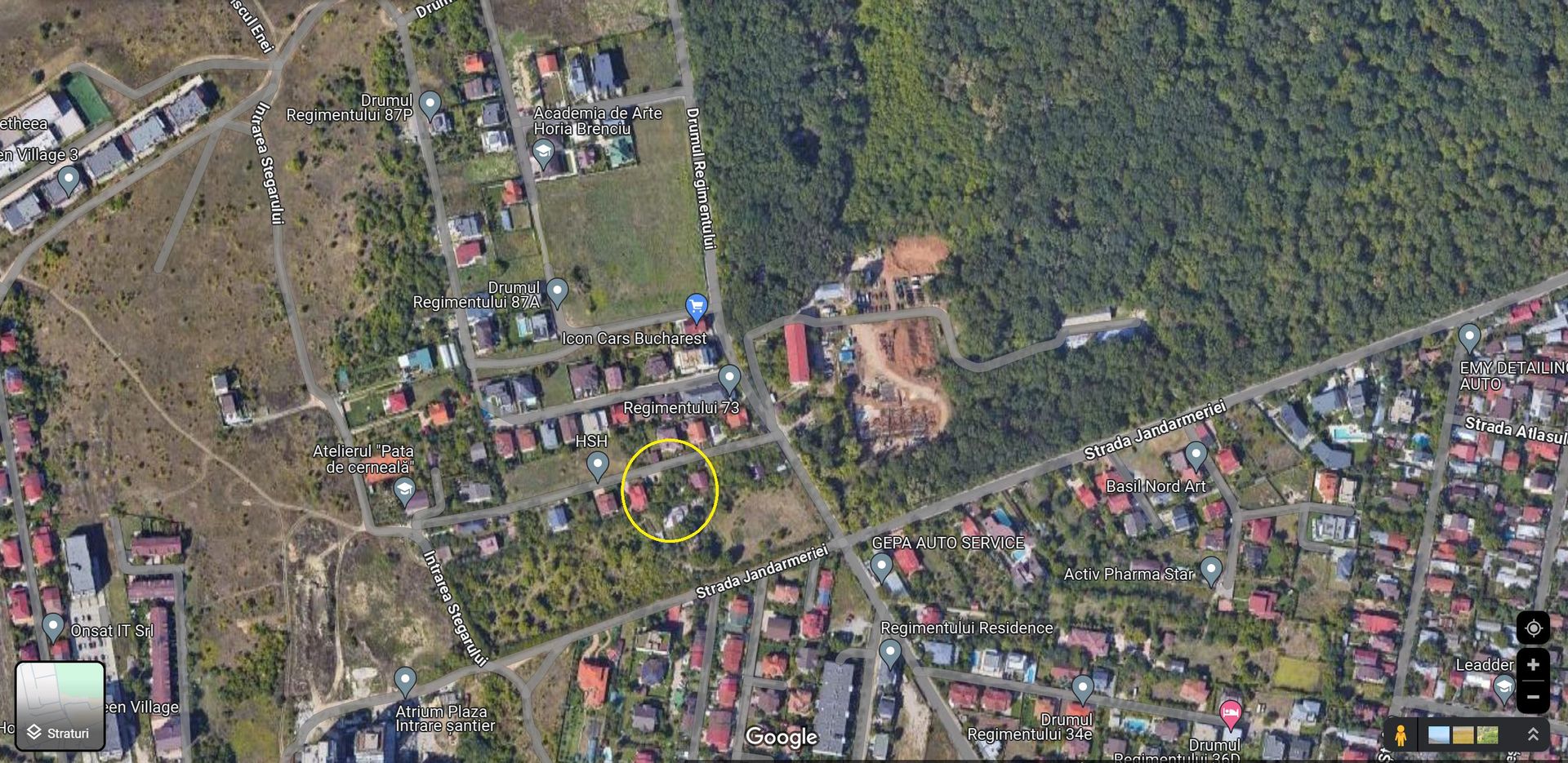 Teren 500 mp | deschidere 18.5 ml | Regimentului - Poză 2