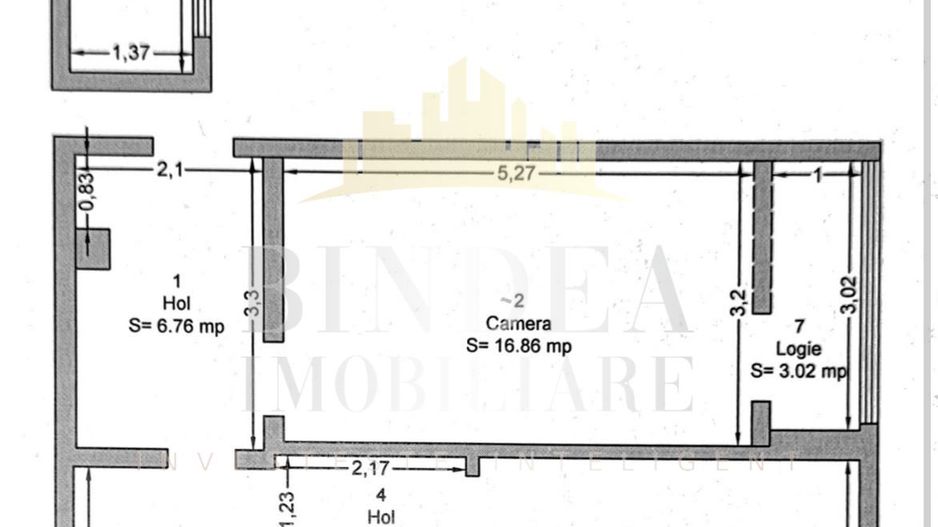 Apartament 2 camere Bld Cetatii, etaj intermediar 51mp utili - Poză 10