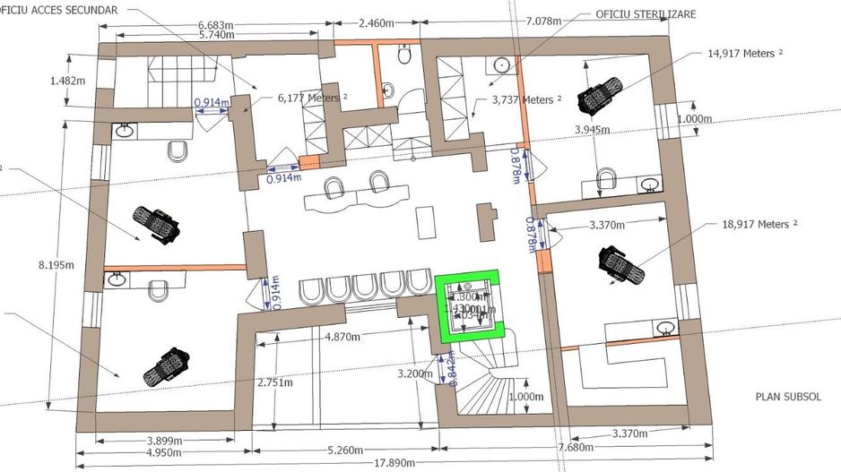 25 camere Universitate amenajate - Poză 29