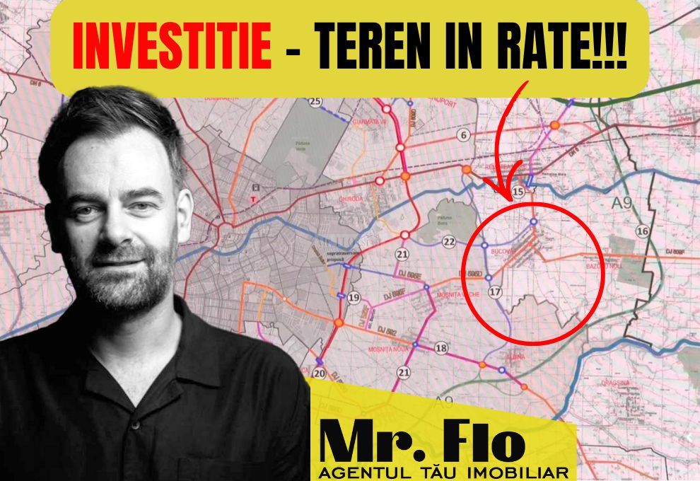 Teren de duplex Bucovat - Optiune de luat in RATE - COMISION 0 - Poză 2