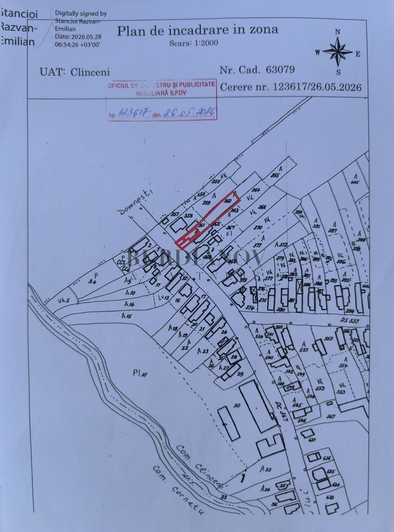 Teren intravilan 2.500 mp cu potențial rezidențial – Clinceni - Poză 3