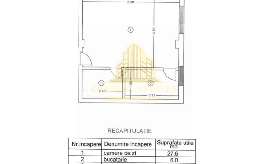 Vânzare apartament cu o cameră - 35 m.p în Păcurari - Iasi - Poză 9