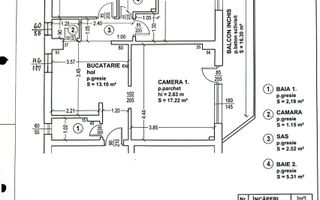 P 1152 - Apartament cu 3 camere în Târgu Mureș, Tudor - Poză 14