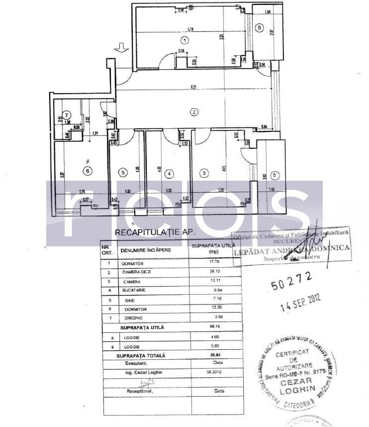 OCAZIE VANZARE APARTAMENT BANEASA 4 CAMERE | 99 MP | - Schiță 22