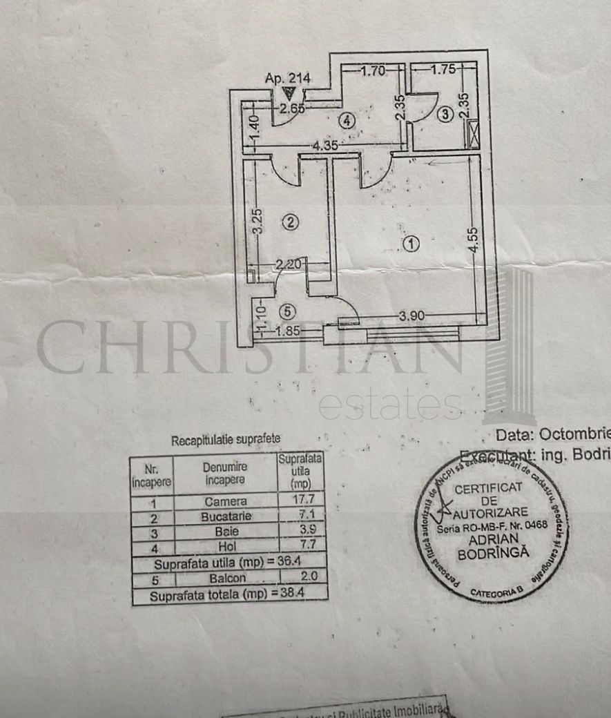 Garsoniera Exigent Plaza Residence Faza 4 - Etaj 11/11 - Poză 5
