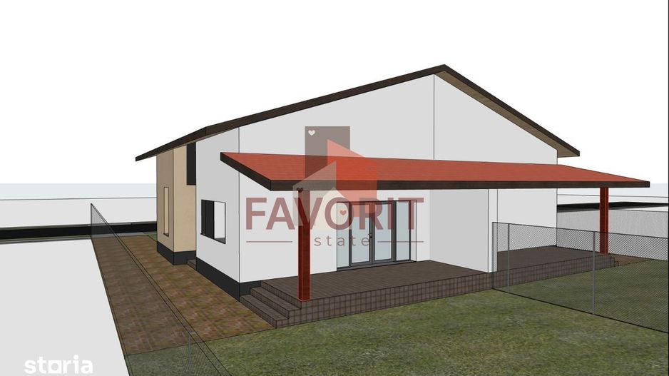 Casa in Sacalaz | 3 camere | Terasa acoperita | Toate utilitatile | - Poză 6