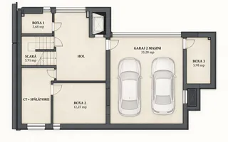 Apartament PREMIUM cu curte, terasă și lift cu acces direct în living - Poză 52