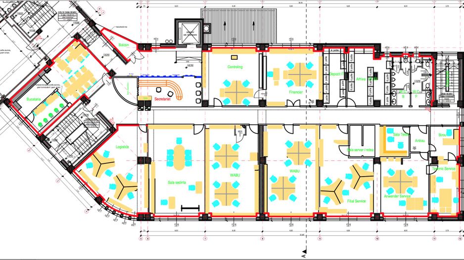 Spațiu de birouri de 300mp de închiriat în zona Centrala - Poză 20