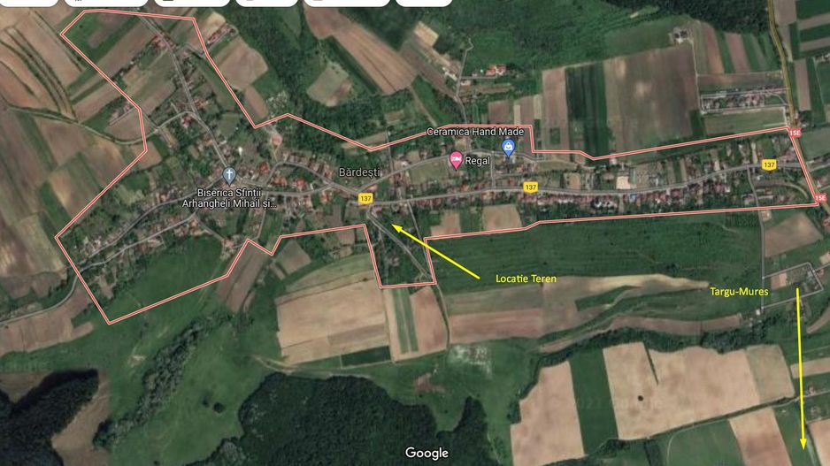 Bardesti - Teren intravilan 1247 mp, toate utilitatile, - Poză 7