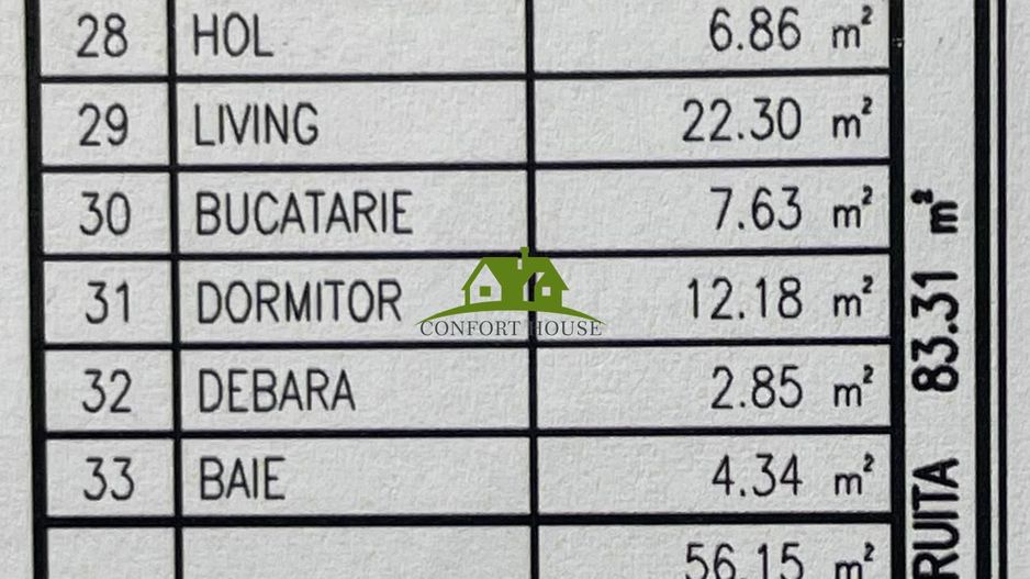 Apartament 2 camere, bloc nou, P+3, Ap.04, Parter, Bl.6 - CP2462177 - Poză 6