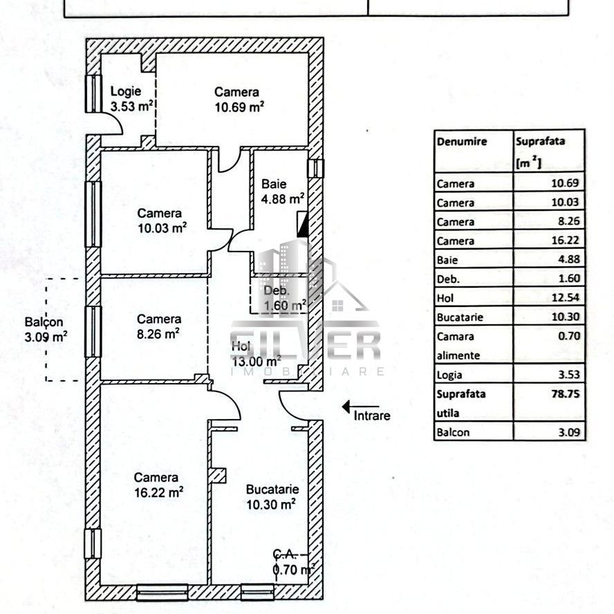 Apartament 4 camere/79mp/Calea Floresti. - Poză 2