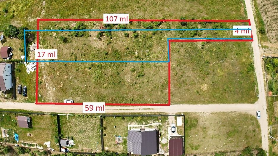 DOMNESTI-TEGHES, TEREN 1.150 MP! - Poză 1