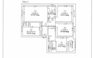 Apartament cu 4 camere decomandate, etaj 1, zona Iulius Mall. - Poză 8