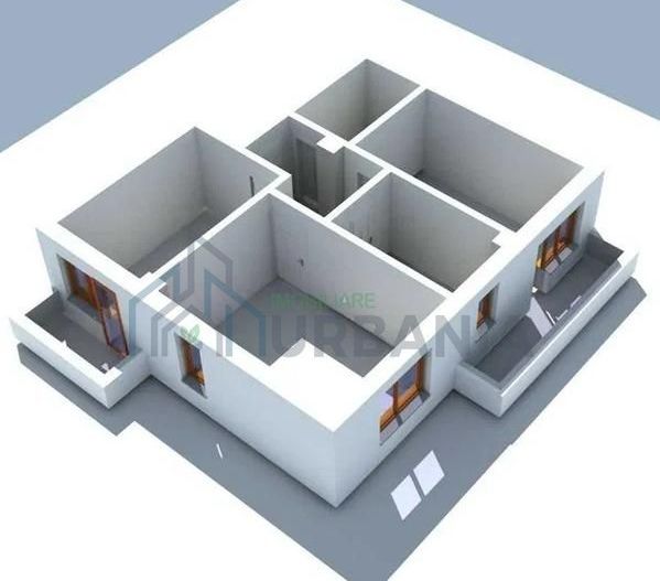Apartament 3 camere, 70 mp, decomandat, bloc 2020, Valea Lupului – vedere spre Mall Moldova - Poză 12