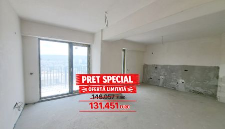 Pret Special! Apartament 2 camere + balcon 7 mp bloc nou cu CF!