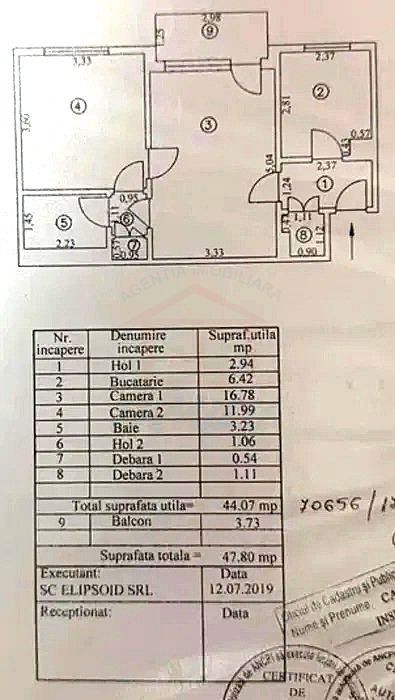 Apartament 2 camere, etaj 1, Țiglina 1 – Lângă Orășelul Copiilor - Poză 7