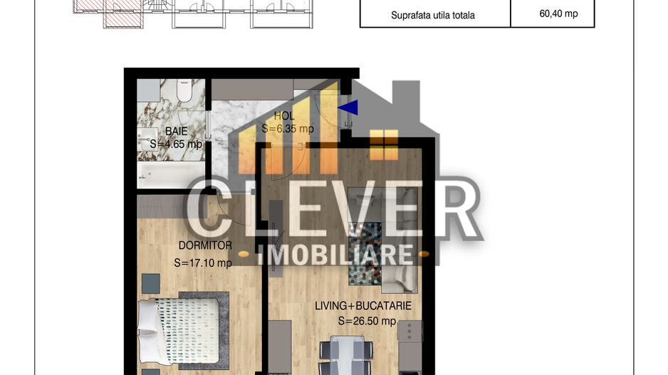 Apartament 2 camere Theodor Pallady Metrou Teclu Comsion 0 - Poză 1