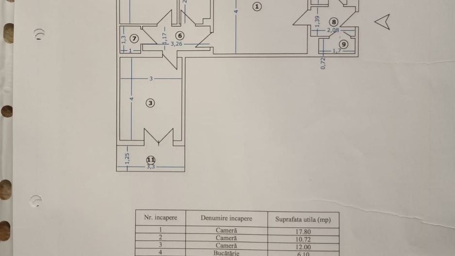 Apartament 3 camere Lujerului Nemobilat A450 - Poză 8