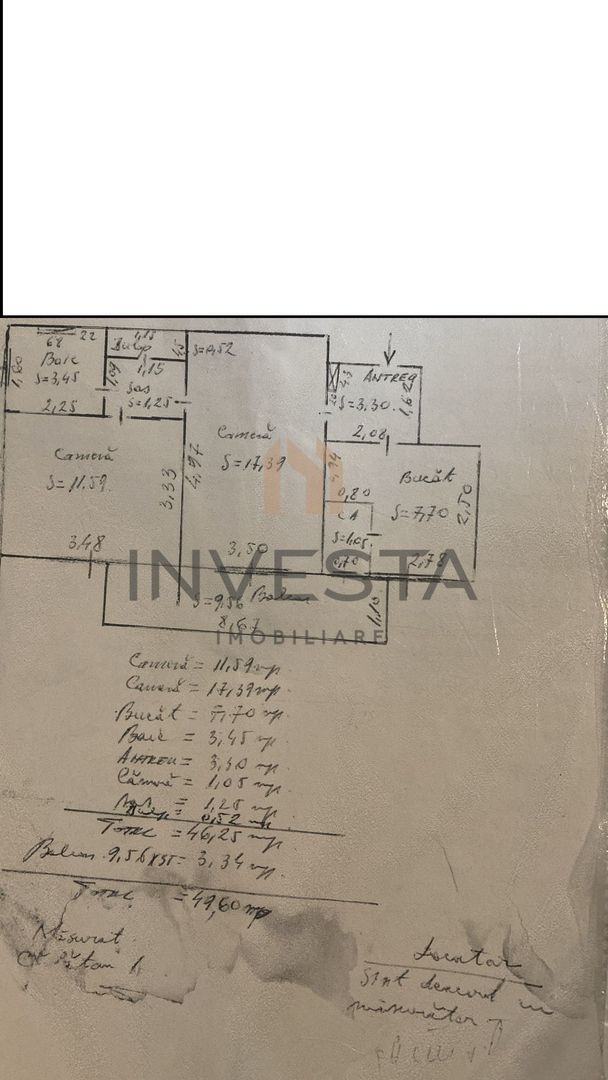 Apartament 2 camere cu view de top Gheorgheni! Renovat! - Schiță 6