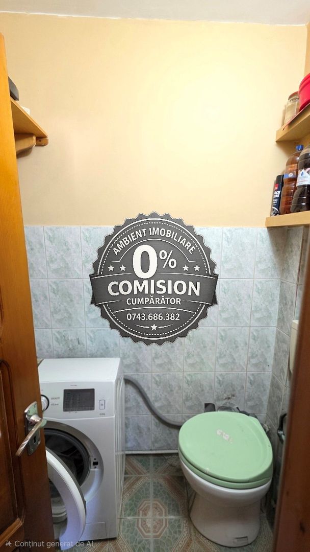 Apartament cu 3 camere, etaj 4, mobilat, VASLUI zona CENTRU - BIG; - Poză 6