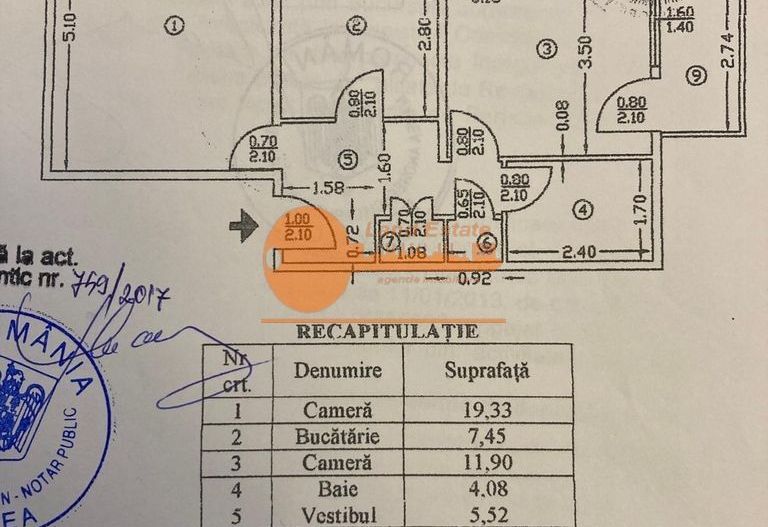 2 camere Crangasi ( bloc 1983- 6 minute de metrou ) - Poză 5