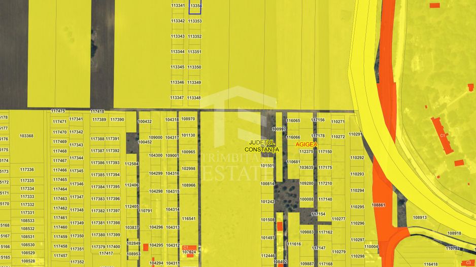 3 loturi teren intravilan 400mp zona Agigea RO-RO - ideal investitie - Poză 2