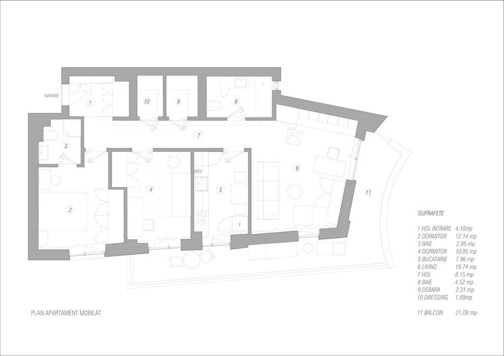 APARTAMENT 3 CAMERE TITULESCU | BULEVARDUL CUZA - Poză 7