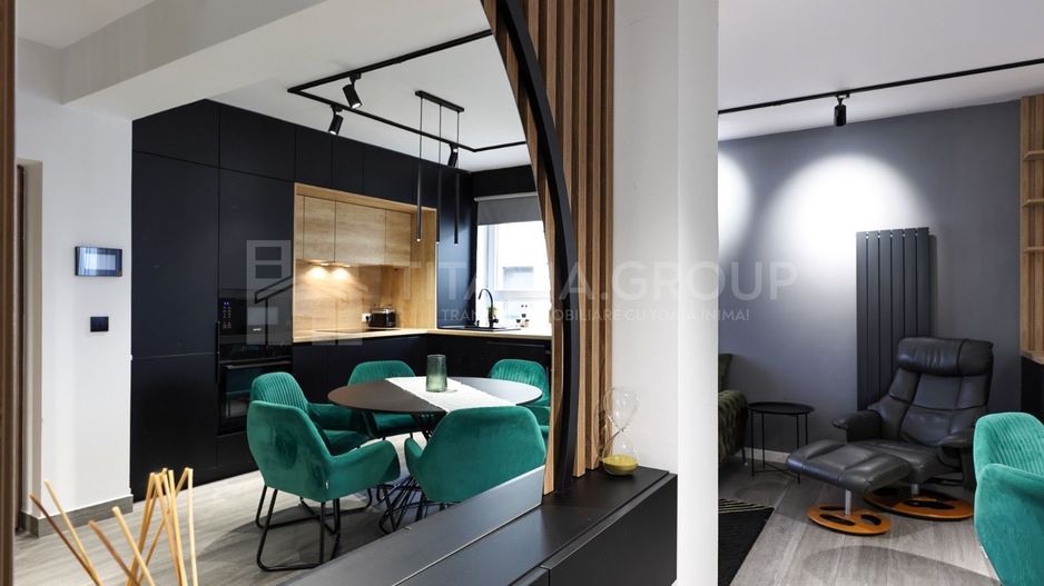 Apartament cu 3 camere, 2 bai, mobilat lux - zona Coresi - Poză 8