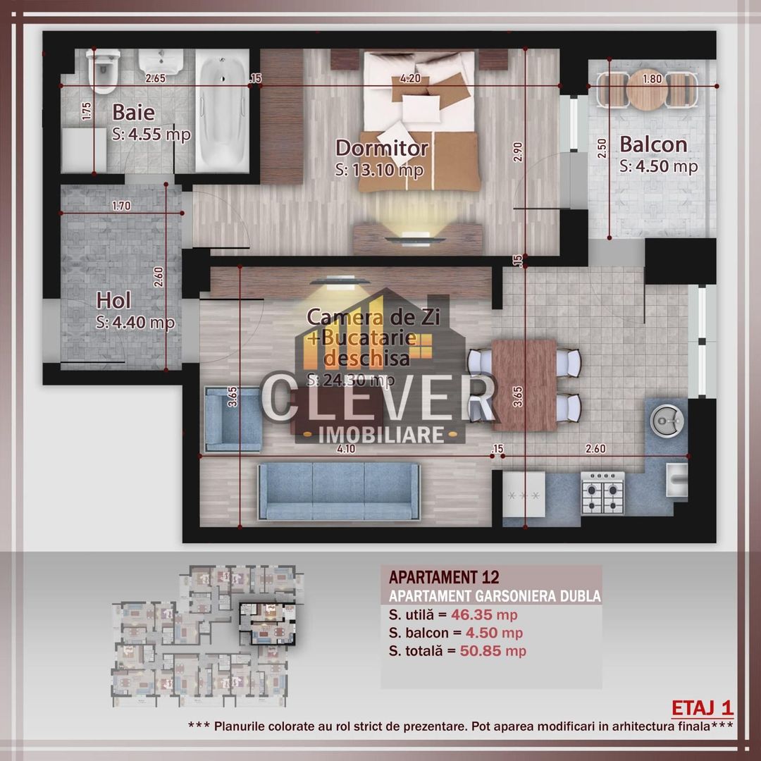 Apartament 2 camere Theodor Pallady Metrou Nicolae Teclu - Poză 2