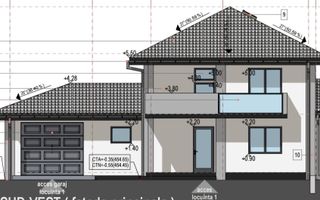 Casa Individuala LA CHEIE cu garaj si 341 mp teren, in Calea Cisnadiei - Schiță 5