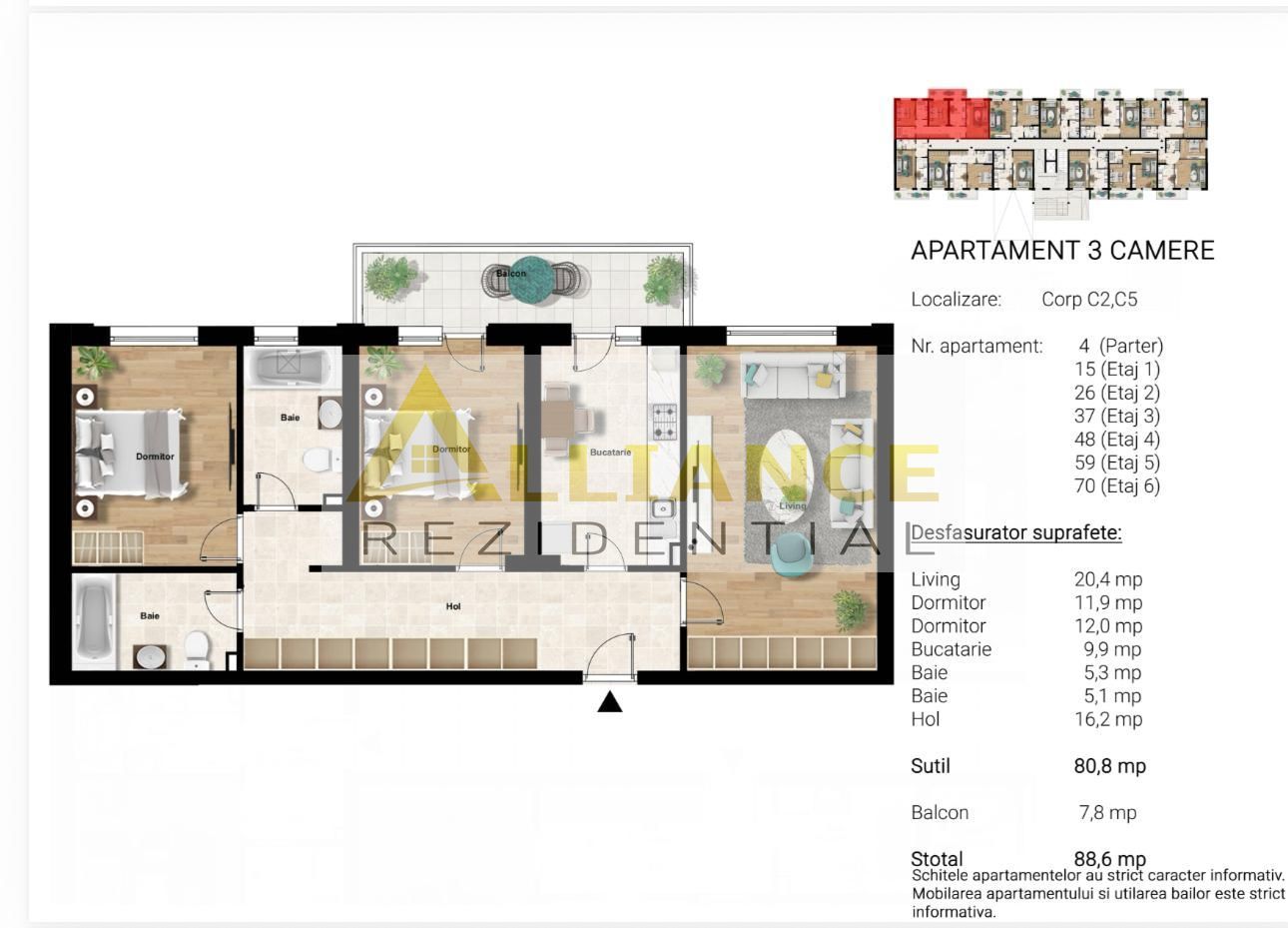 Metrou Berceni Apartament 3 Camere 88 mp - Poză 1