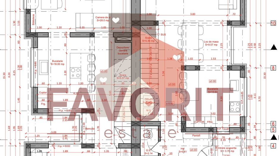 Comision 0%. Pozitie excelenta. Zid despartitor dublu - Schiță 15