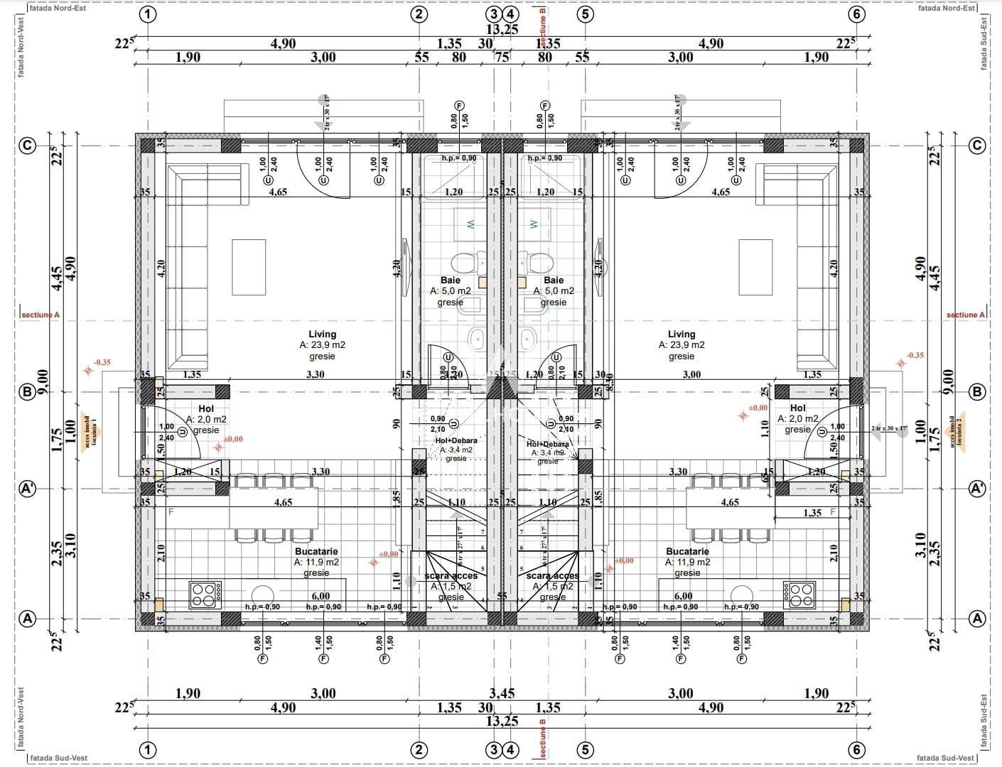 Cartier nou si modern - Casa langa padure, curte utila - Sibiu, Cisnadie - Schiță 7