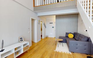 Penthouse 3 camere, intabulat, finisat la alb (NCL-37D-Mo-ap.8) - Poză 3