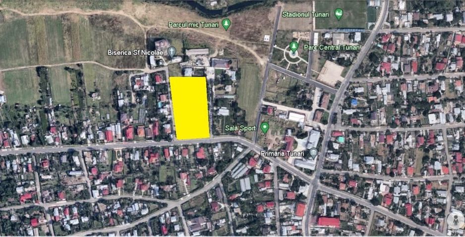 Tunari, langa Primarie, cu pozitie excelenta, 8.800 mp. teren stradal 1 Decembrie - Poză 2