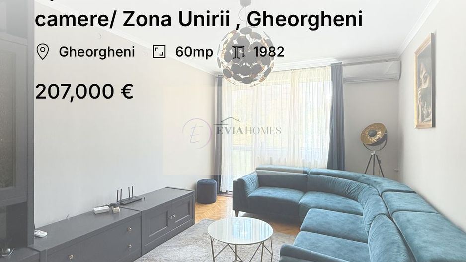 Apartament decomandat cu 3 camere/ Zona Unirii , Gheorgheni - Poză 1