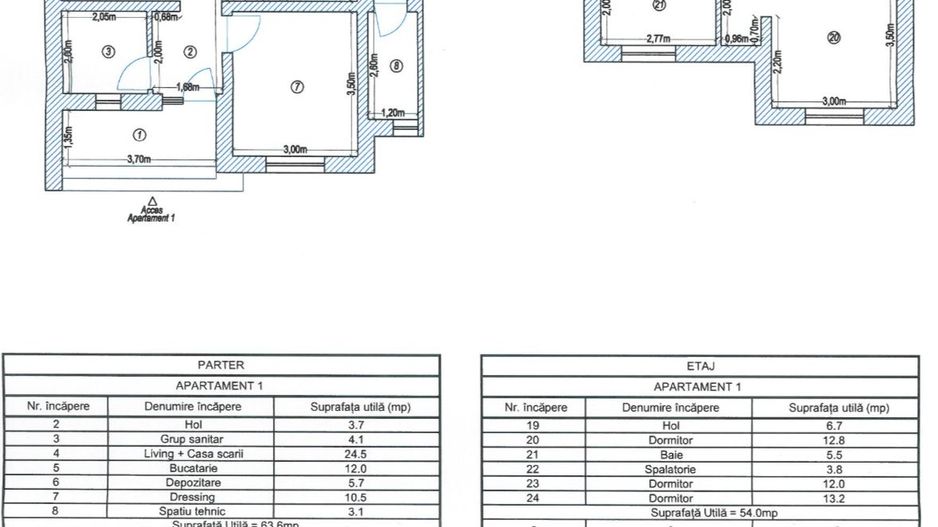 Duplex despartit prin spatiu tehnic - Poză 2